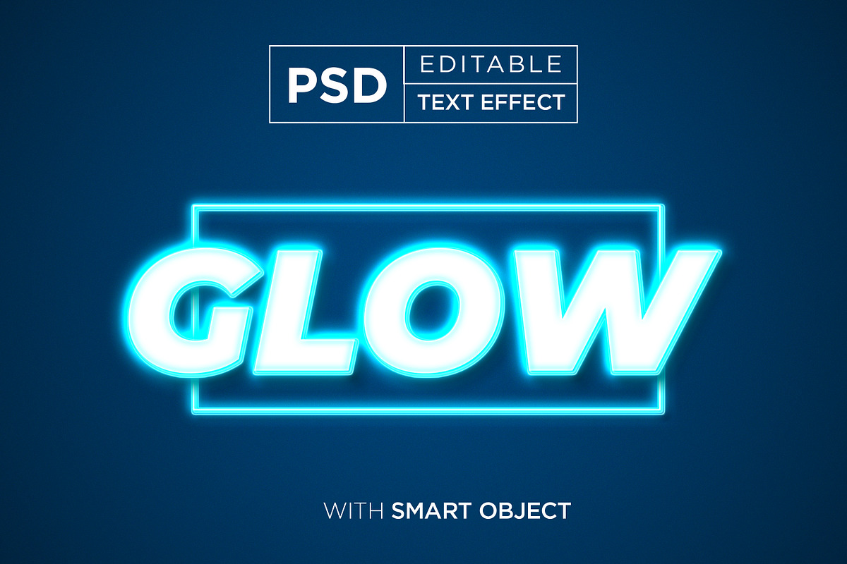 Cyan Neon Light - 3D Text Effect, a Layer Style Add-On by yokbisayok (Photo 2 of 4)