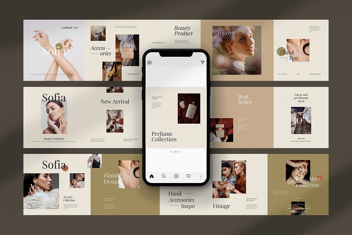Sofia Carousel Template | CANVA, a Social Media Template by Visuel Colonie® (Photo 6 of 14)