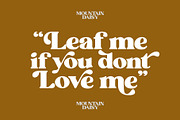 Mountain Daisy - Stylish Serif, a Serif Font by Myn Type (Thumbnail 2 of 11)