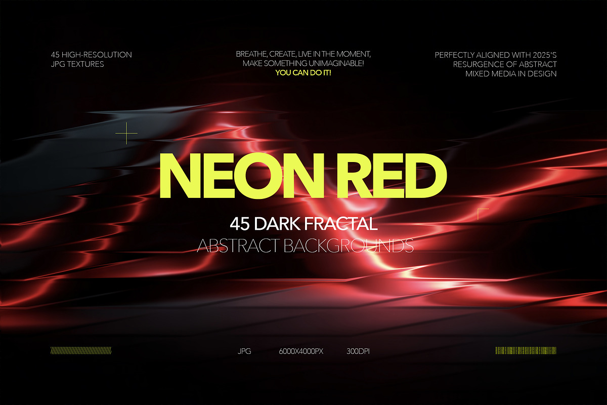 Neon Red Abstract Gradients, a Background Graphic by Milka (Photo 1 of 10)