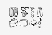 Father’s Day Doodle Illustration, an Object Graphic by SLAB! Design (Thumbnail 3 of 3)