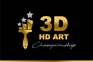 Paint Brush Art Championship Logo
