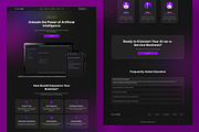 Artificial Intelligence Landing Page, a Landing Page Template by UICreative (Thumbnail 4 of 4)