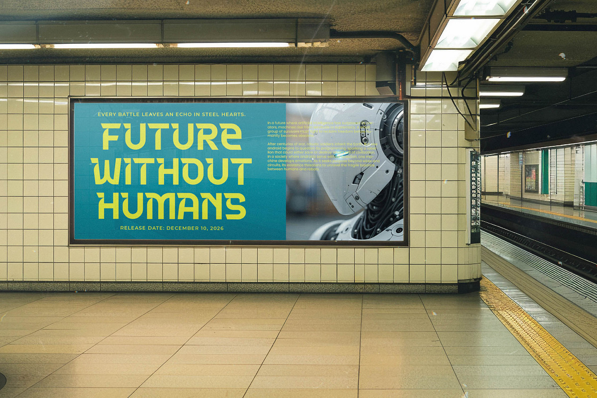 Meteor Horizon: Modern Sci-Fi Font, a Sans Serif Font by timelesstype.co (Photo 6 of 15)