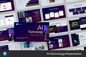 AI Technology Keynote Templates, a Presentation Template by Fit-tee