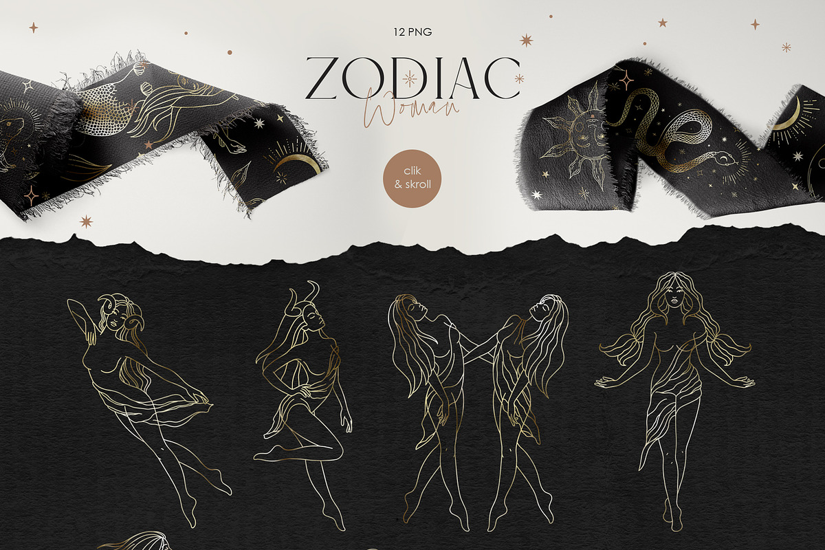 Zodiac Collection, an Animal Illustration by PatrushevaYana (Photo 8 of 21)