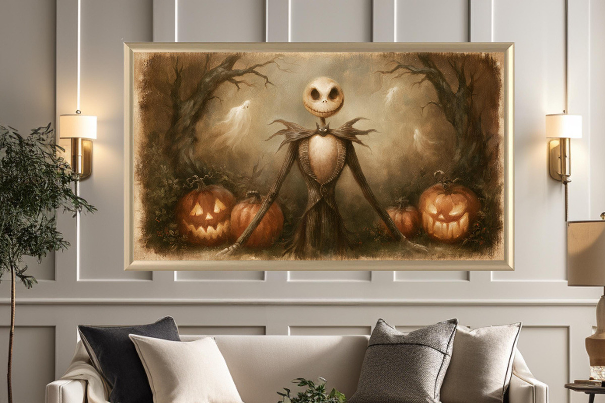 Rustic Halloween Frame Tv Art Set, a Seasonal Illustration by PrintablesByFranklyn (Photo 8 of 16)