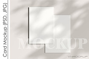 Card Mockup PSD JPG, a Print Template by VNmockup (Thumbnail 1 of 4)