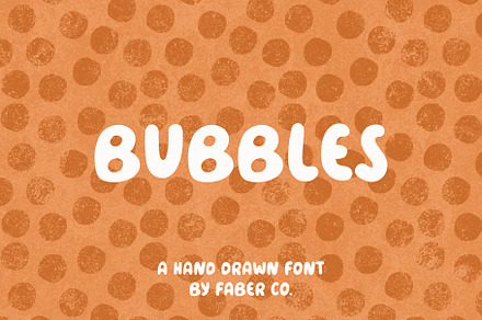 Bubbles | Handwritten Font