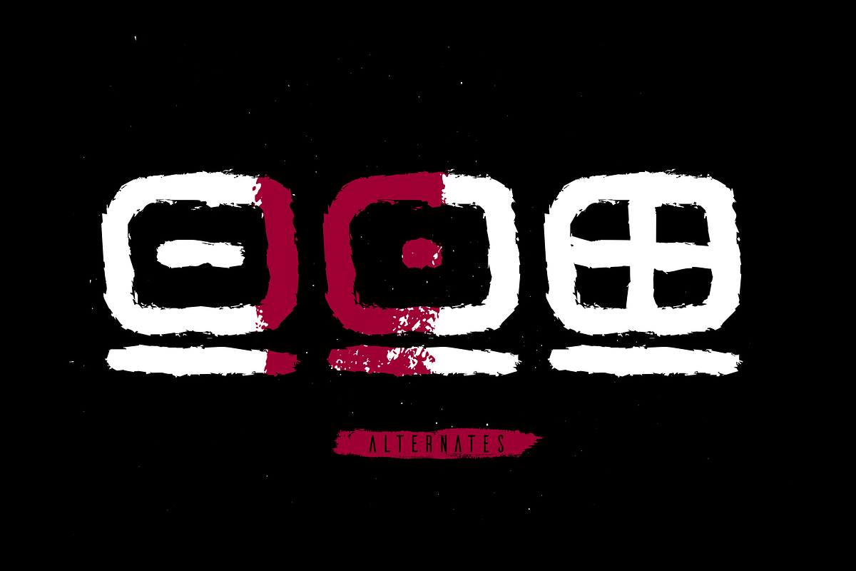 Afrik - Tribal Font preview 7