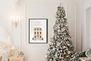 Hand-Drawn Cute Christmas Houses, a Seasonal Illustration by Marie T (Thumbnail 5 of 5)