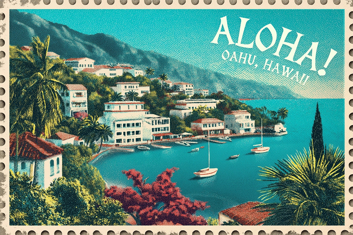Shaka Sunset - 1950's Hawaiian Type, a Serif Font by HipFonts (Photo 7 of 9)
