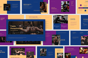 Casio : Gym Promo Keynote, a Presentation Template by Punkl Camp
