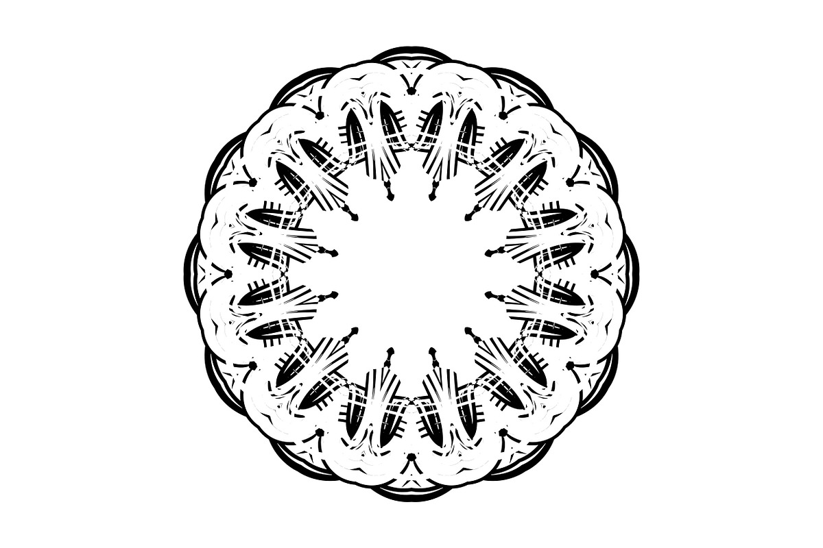 Decorative Mandala Digital Art Pack, a Decorative Illustration by NJ Himel (Photo 23 of 101)