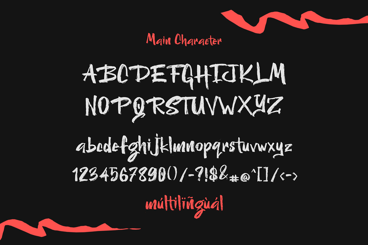 Hogan Brush - Brush Font Typeface, a Handwritten Font by Aksapix Studio (Photo 5 of 7)