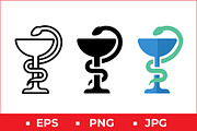 Pharmacy Symbol Icons, a Solid Icon by Artonix (Thumbnail 1 of 2)