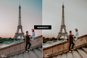 RETRO PARIS LIGHTROOM MOBILE PRESETS