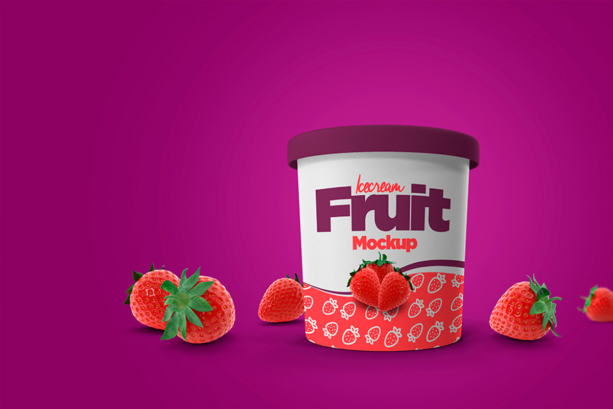 Ice Cream Cup Mockup, a Cups & Container Mockup by rogeriomarcos (Photo 7 of 15)