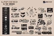 Procreate K-pop stamp brushes, a Brush Add-On by PDknyStudio (Thumbnail 3 of 3)