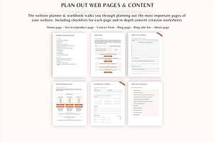 Website Planner And Workbook