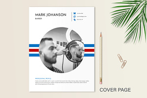 Barber Resume Template Design