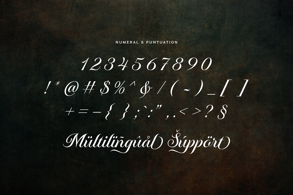 Runethia - Calligraphy Font, a Script Font by Sronstudio (Photo 14 of 16)