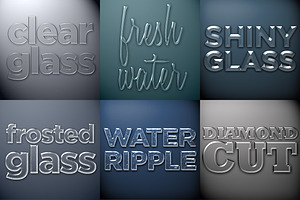 Glass & Water Photoshop Styles Pack