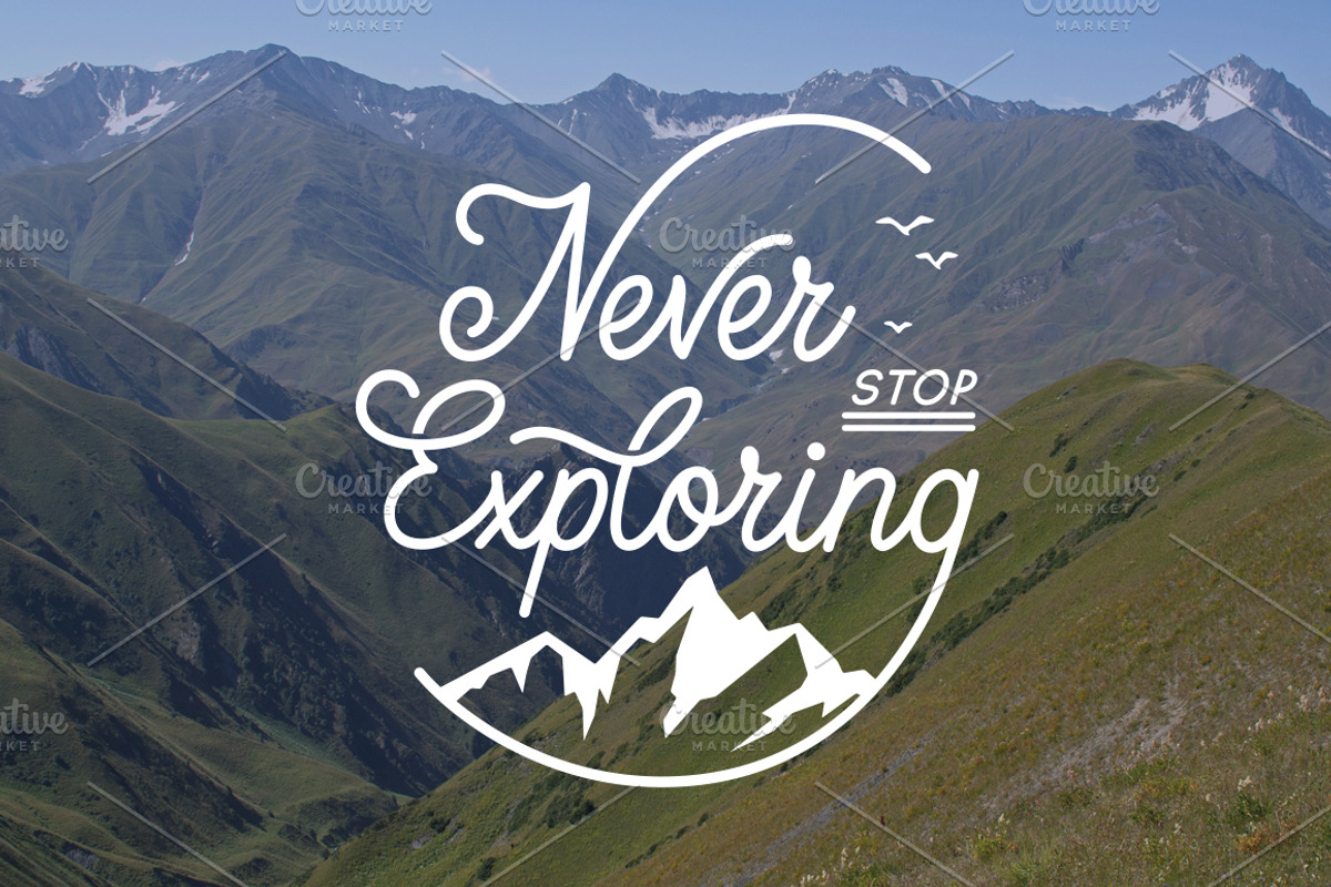 Adventure Mountain Labels, an Illustration by tetiana.svirska (Photo 7 of 17)