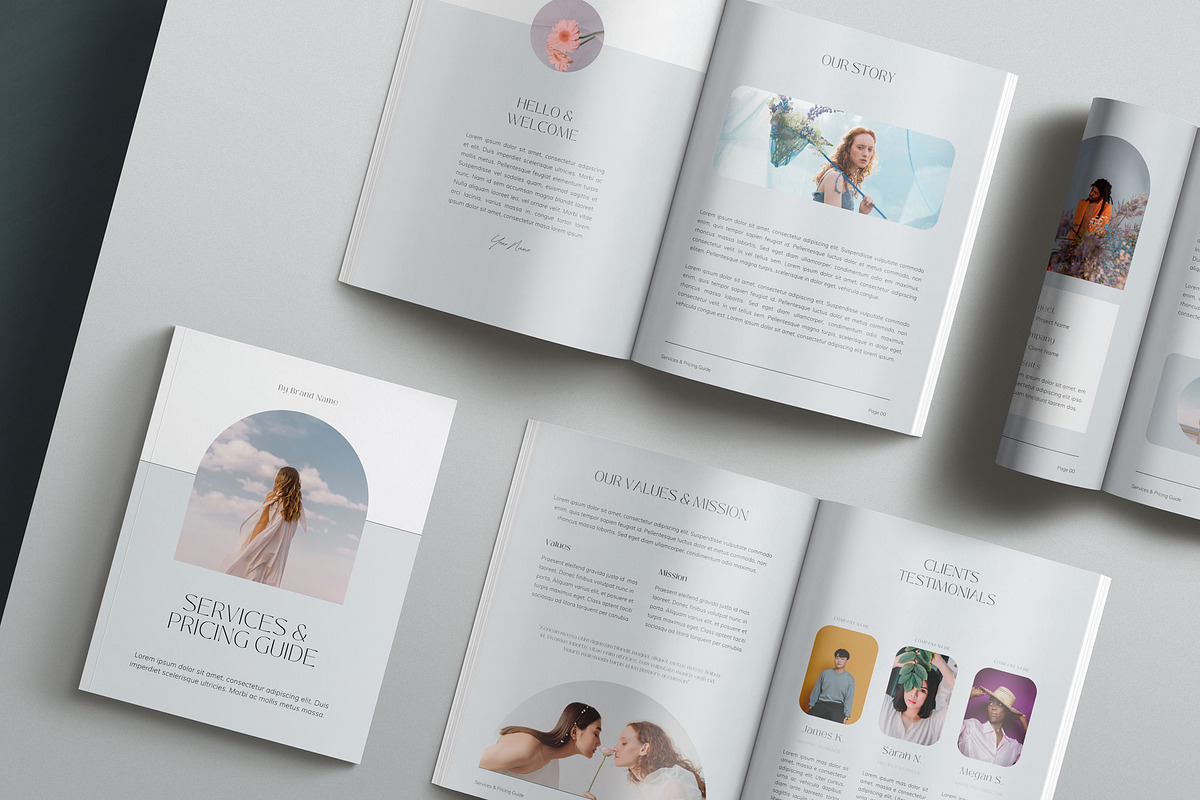 Service Experience Canva Templates, a Magazine Template by Sierra Creative Studio (Photo 4 of 17)