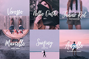 Virtual Script, a Script Font by supfonts (Thumbnail 2 of 6)