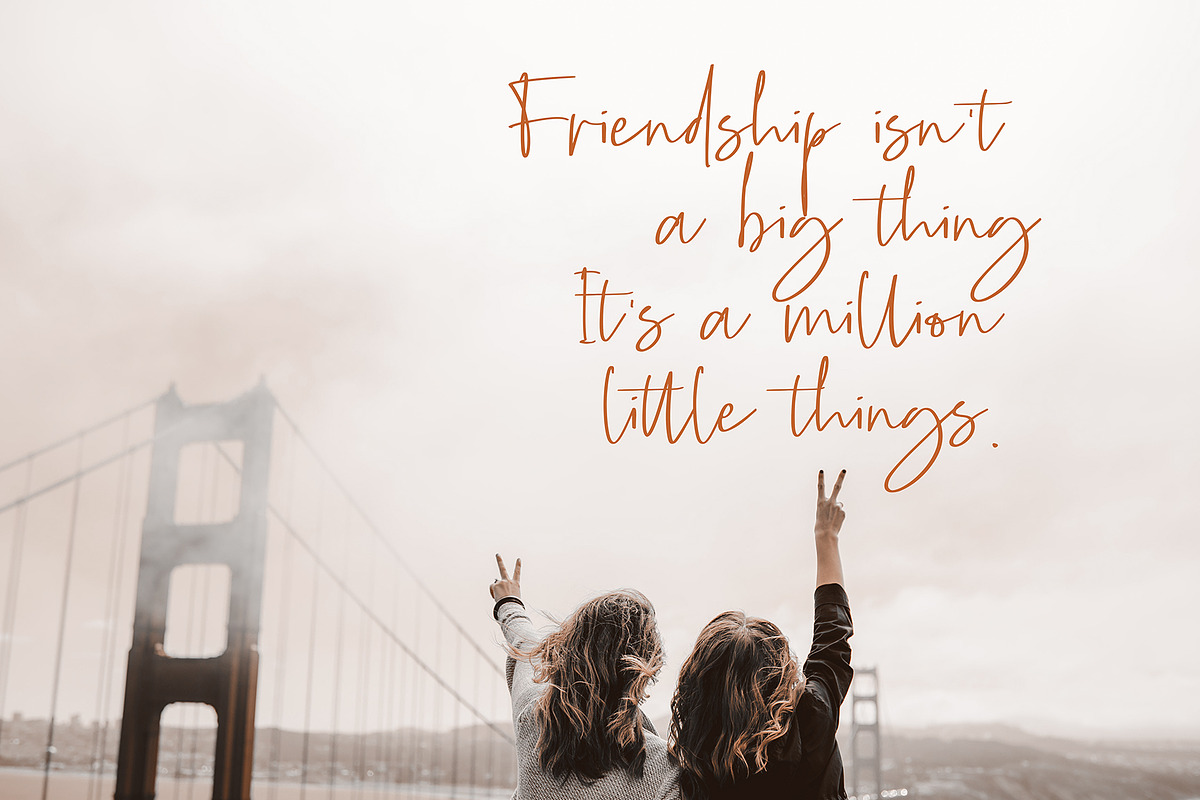 Old Buddy - Handwritten Font, a Script Font by Awanstudio (Photo 3 of 7)