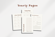 2024 Digital Planner Canva, a Stationery Template by The Chaos Project (Thumbnail 3 of 7)