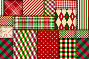 10 seamless Christmas patterns!, a Pattern Graphic by tkdesign (Thumbnail 7 of 9)