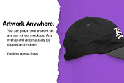 Headwear Mockup Essentials, a Hoody Mockup by Pixel Sauce™ (Thumbnail 6 of 6)
