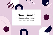 Modern Geometric, a Pattern Graphic by Geometrica Bureau (Thumbnail 7 of 11)