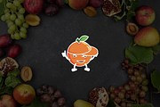 Minimalist Orange Mascot Logo, a Branding & Logo Template by Luxury Logos (Thumbnail 2 of 4)