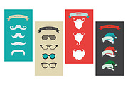 Make a hipster santa card, an Illustration by jenny lipets (Thumbnail 4 of 5)