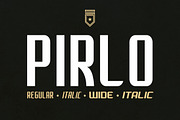 Pirlo Type Family (Regular & Wide), a Sans Serif Font by ANDR35 (Thumbnail 1 of 8)
