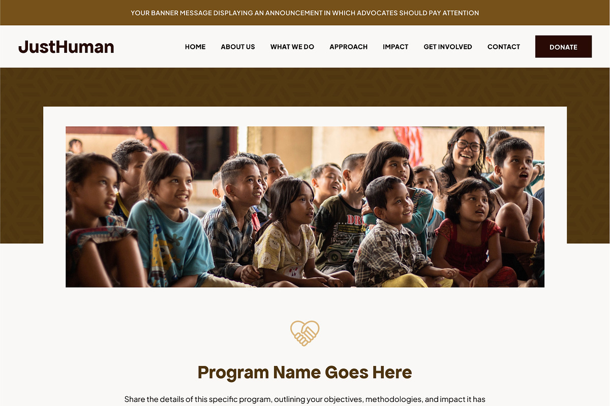 Human Rights Showit Website Template, a WordPress Template by Studio Humankind (Photo 17 of 20)