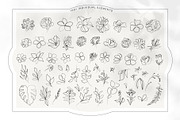 Abstract Minimalist Line Art Flowers, a Decorative Illustration by La Petite Line Art (Thumbnail 3 of 11)