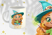 Cute cartoon redhaired Witch girl, a Person Illustration by Azuzlikus (Thumbnail 2 of 3)