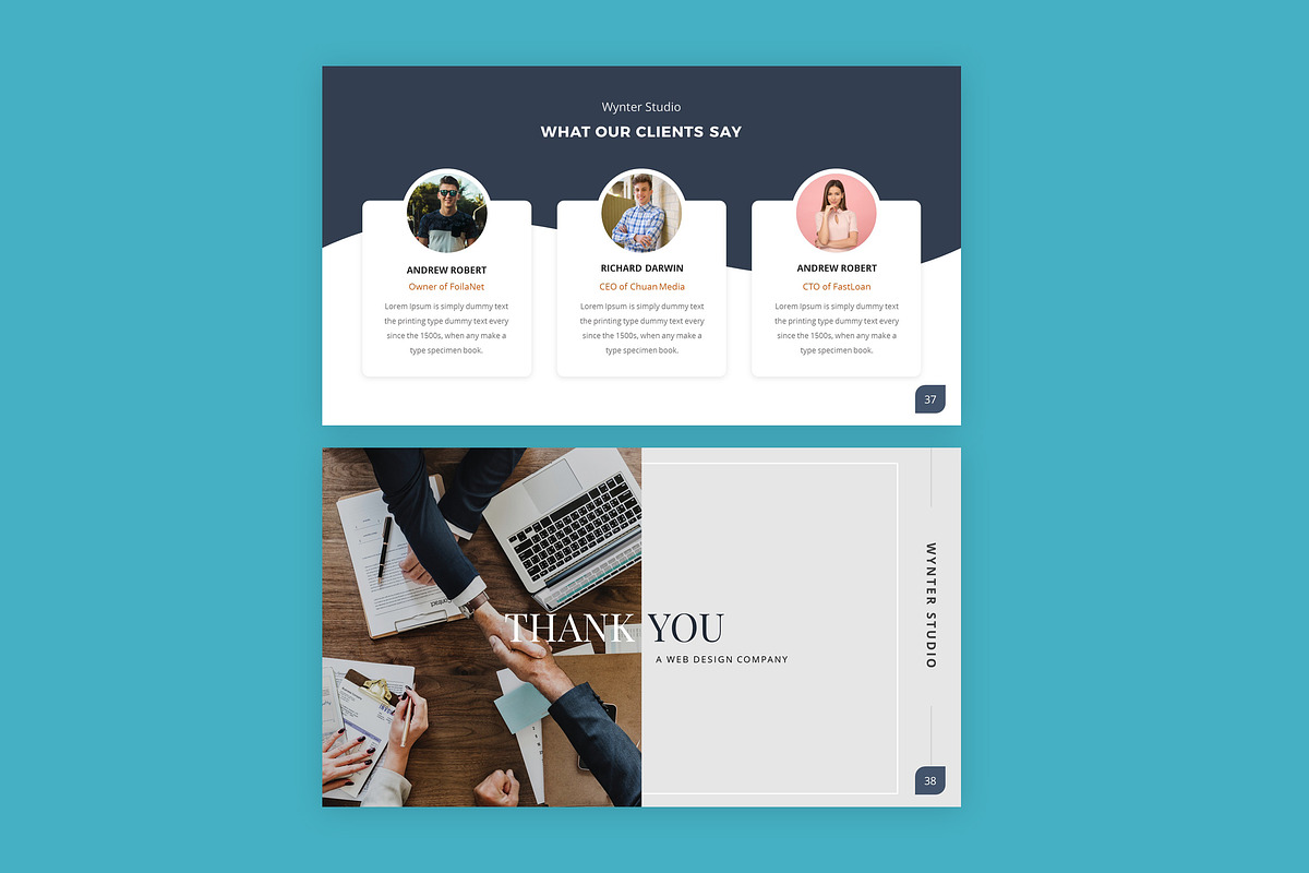 Wynter PowerPoint Template, a Presentation Template by StringLabs