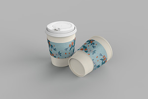 Coffee Cup Sleeve Holder Mockup