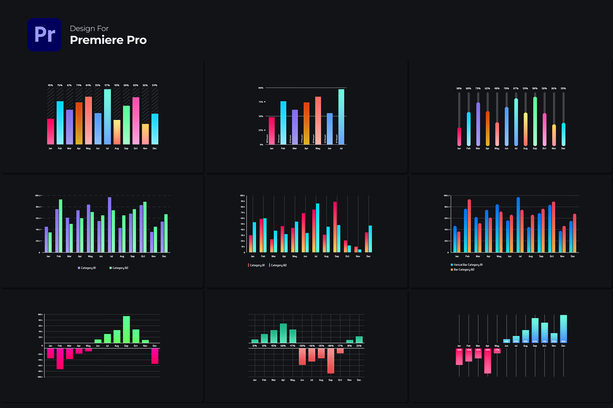 Gradient Vertical Bar | Premiere Pro, a Templates & Theme by Gatamotion (Photo 2 of 2)