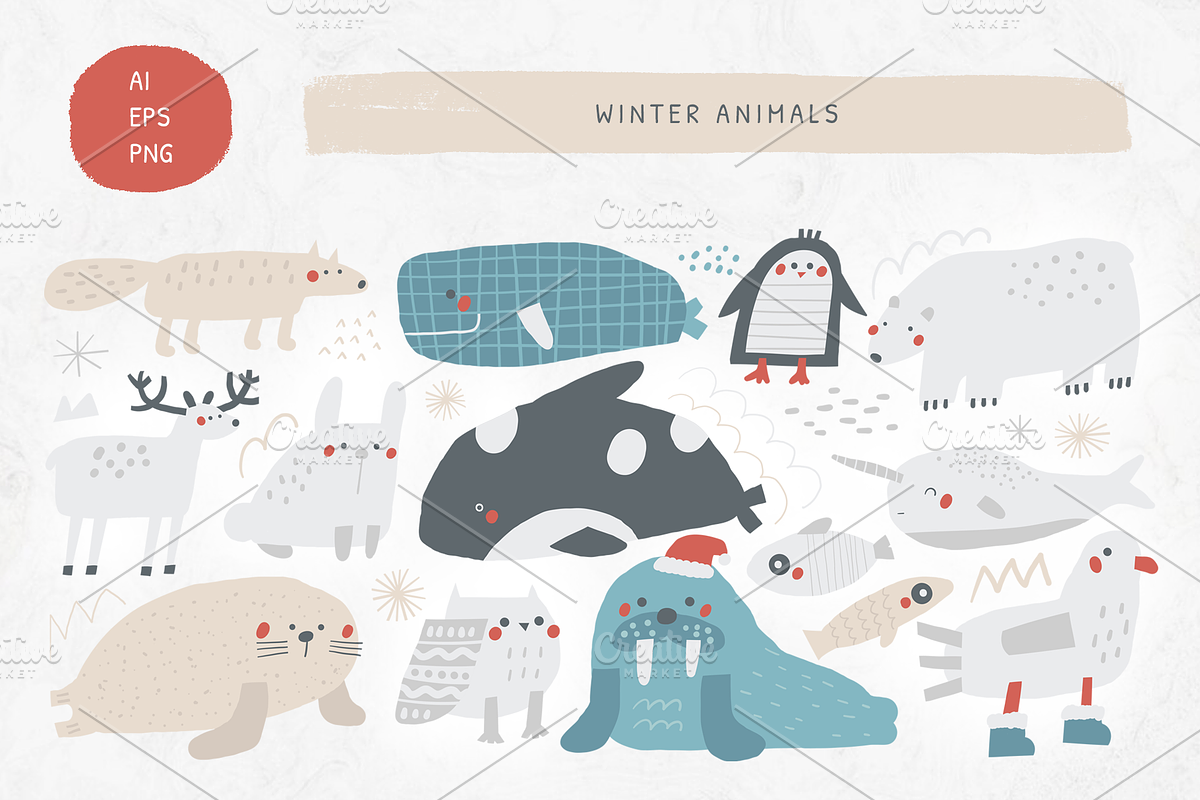 Winter Christmas Clipart, an Object Graphic by Veresk (Photo 3 of 18)