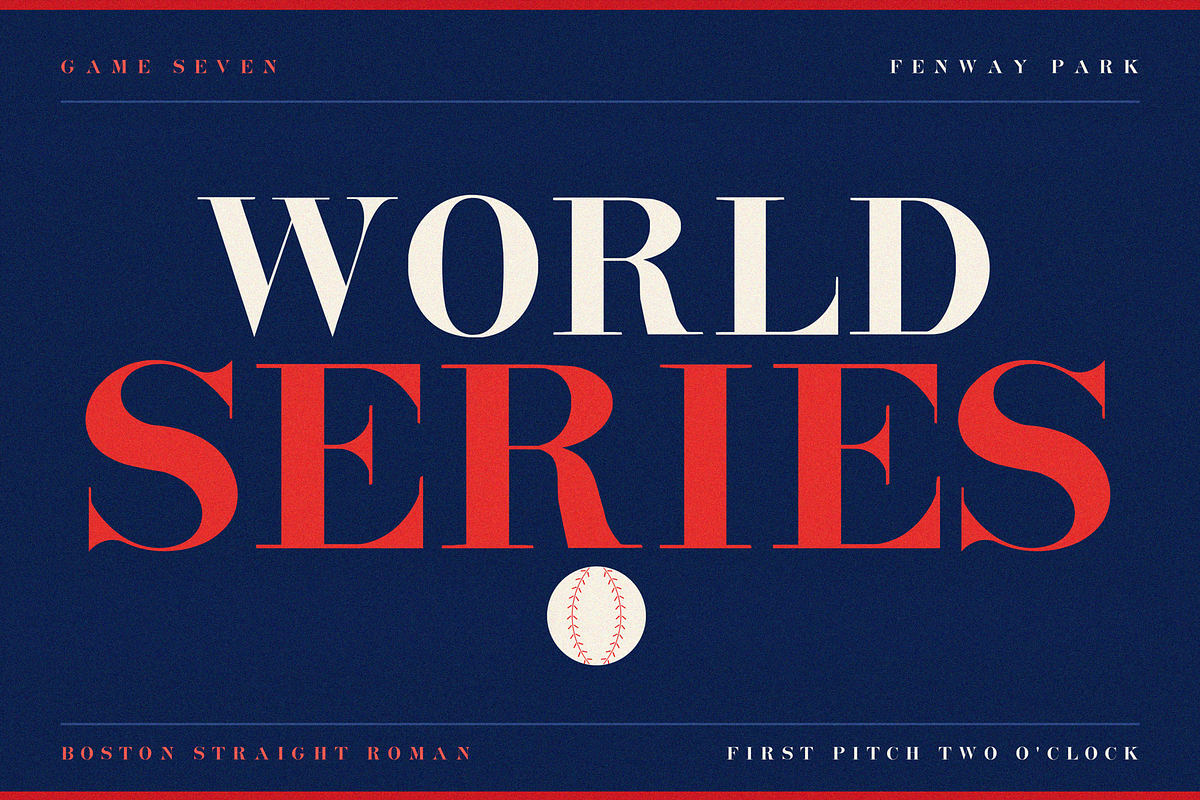 Boston Straight Roman – Display Font, a Serif Font by Lilithcollageart (Photo 1 of 20)