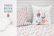 Nautical cute sea seamless patterns, a Pattern Graphic by UlitkaStudio (Thumbnail 5 of 17)