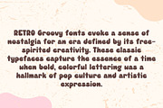 RETRO Groovy era - Handwritten, a Handwritten Font by Charmingbear59.design (Thumbnail 4 of 5)