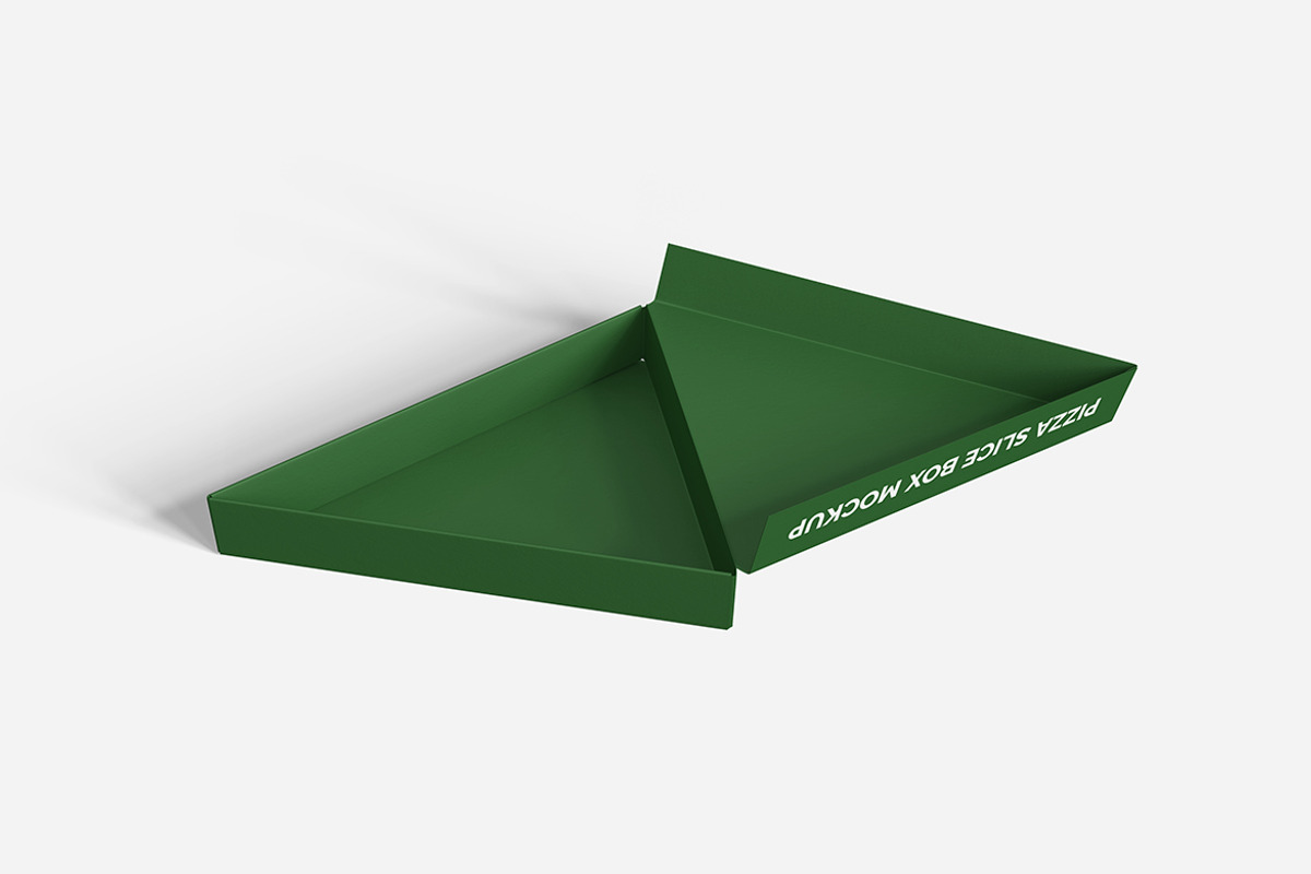 Pizza Slice Box Mockup, a Product Mockup by bimockup (Photo 5 of 6)
