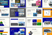 Cargo Shipping Powerpoint Templates, a Presentation Template by Fit-tee (Thumbnail 2 of 2)